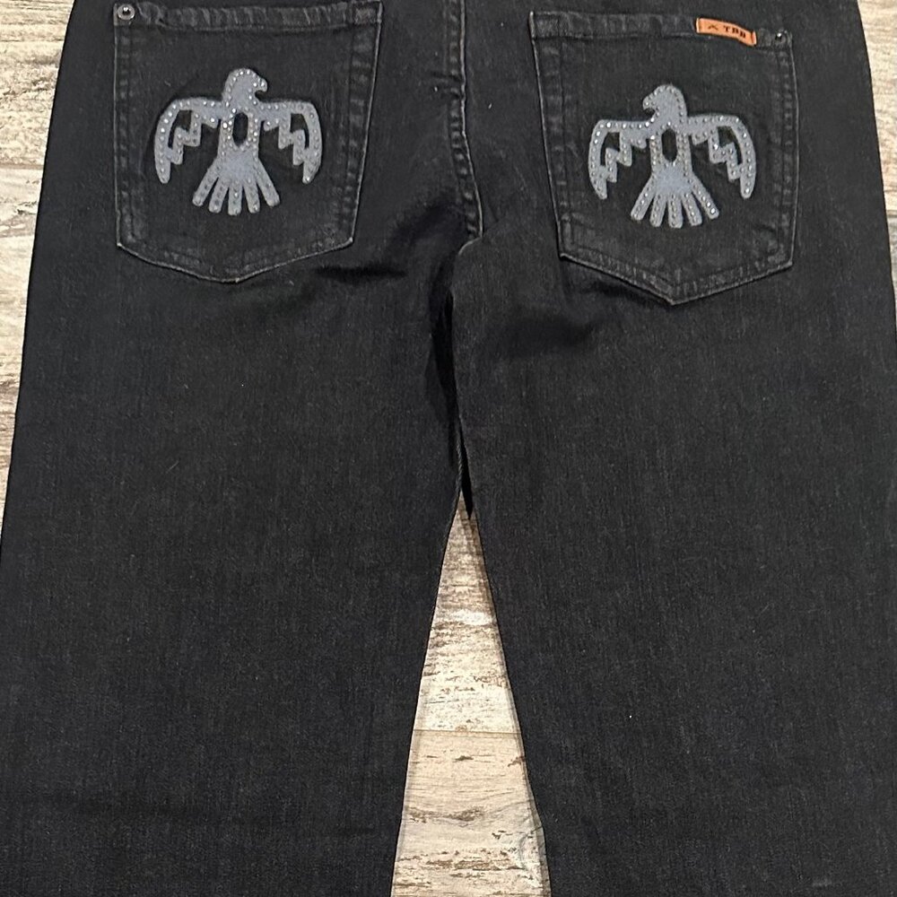 Thunderbird Black Denim Flair Jeans